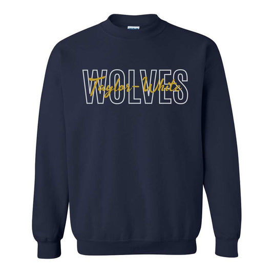 Taylor-White Wolves Sweatshirt